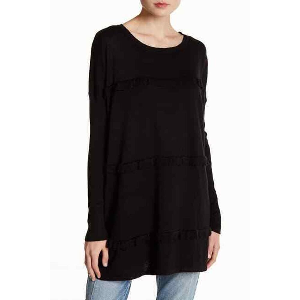 Solutions Ruffle Tiered‎ Sweater NWT